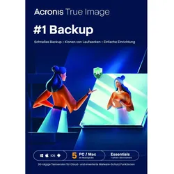 Acronis True Image Essentials (5 D - 1 Y) ESD