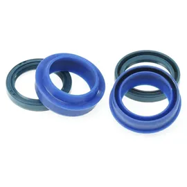 EnDURO Fk6613 Rockshox 28 Mm Gabeldichtringsatz Blau,Schwarz Blau,Schwarz One Size