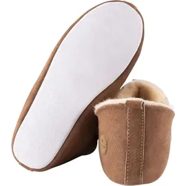 SHEPHERD Hausschuhe Lammfell Braun 38