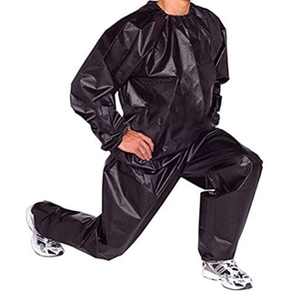 Saunaanzug, Heavy Duty Sauna Suit Suit Sueating Weight Loss Suit Gym Fitness Workout Clothing Men Women Exercise Training Trainingsanzug, Unisex, PVC, Sweatshirt, Sauna Suit Cloth Lose Weight Slimming