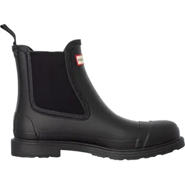Hunter Commando Chelsea Boot Herren Schwarz 43