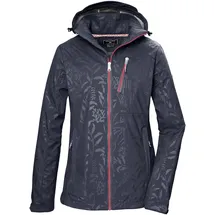 KILLTEC KOS 122 WMN SFTSHLL JCKT FLORAL, Damen Softshelljacke/Outdoorjacke mit abzippbarer Kapuze abzippbar, Gr. 42,