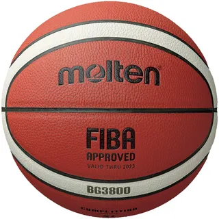Molten BG3800 Series Basketball für drinnen und draußen, FIBA-genehmigt, Größe 5