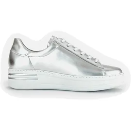Gabor Damen Schnürschuh in silber 38