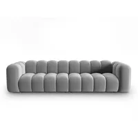 Micadoni Sofa Lupine, modular 4-Sitzer grau 290 cm x 70 cm x 95 cm