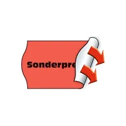 METO Auszeichnungsetiketten 26x16mm 6RL rot 30013411 permanent SONDERPREIS