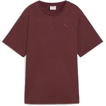 Puma Elevated Relaxed Wash Tee Rubinschimmer XS