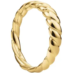 Rosefield JRSC Damenring Croissant Goldfarben, 56/17,8