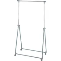 Wenko Kleiderständer klappbar 88 x 100-168 x 11-49 cm grau