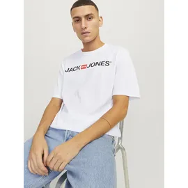 JACK & JONES JJECORP OLD LOGO TEE rot/weiß/schwarz XXL