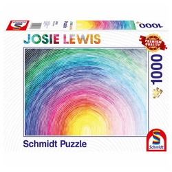 Schmidt Spiele Puzzle Aufgehender Regenbogen Josie Lewis 1000 Teile, 1000 Puzzleteile bunt