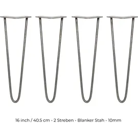 MONSTER SHOP Hairpin Tischbeine 4 x 40,5 cm