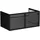 Vitra Waschtischunterschrank 2 Mesh-Metalltüren 100 x 51 x 41 cm Schwarz