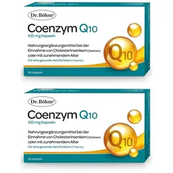 Dr. Böhm® Coenzym Q 10 - die ideale Ergänzung zu Cholesterinsenkern und für die Herzgesundheit