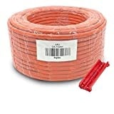 ARLI Cat7 Verlegekabel 100 m Netzwerkkabel Duplex inkl Abisoliermesser CAT.7 LAN Halogenfrei Installationskabel Twin SFTP CAT7 PIMF Kabel Netzwerk Verkabelung Datenkabel geschirmt AWG23/1 Kupfer 100m