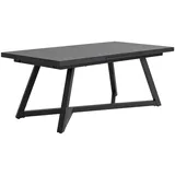 Dehner Monaco Ausziehtisch 190-250 x 100 x 77 cm Anthrazit-Dunkelgrau