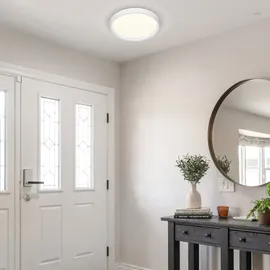 Hell Nina 1 LED Deckenleuchte Kunststoff Weiß