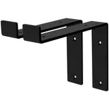 ML DESIGN modern living ML-DESIGN Regalhalterung Schwarz, Metall, 17x4x20.5 cm, Wohnzimmer, Regale, Wandregale - 2 Jahre Gewährleistung - mind. 14 Tage Rückgaberecht - Schwarz