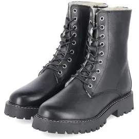 Fräulein Frida Schnürstiefel in Black | Gr.: 41
