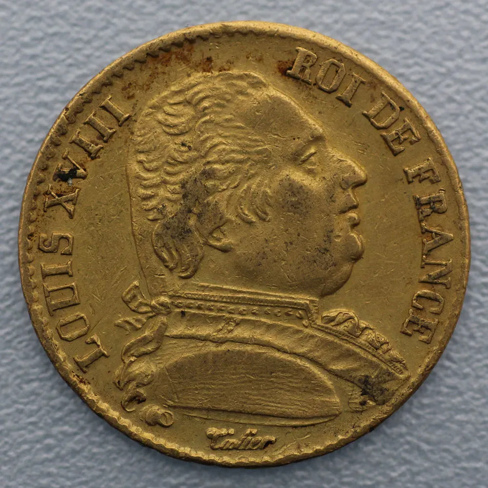 Goldmünze 20 Francs 