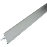 Dalsys Fliesenschiene T-Profil 2,5m x 25mm, Edelstahl, Gebürstet