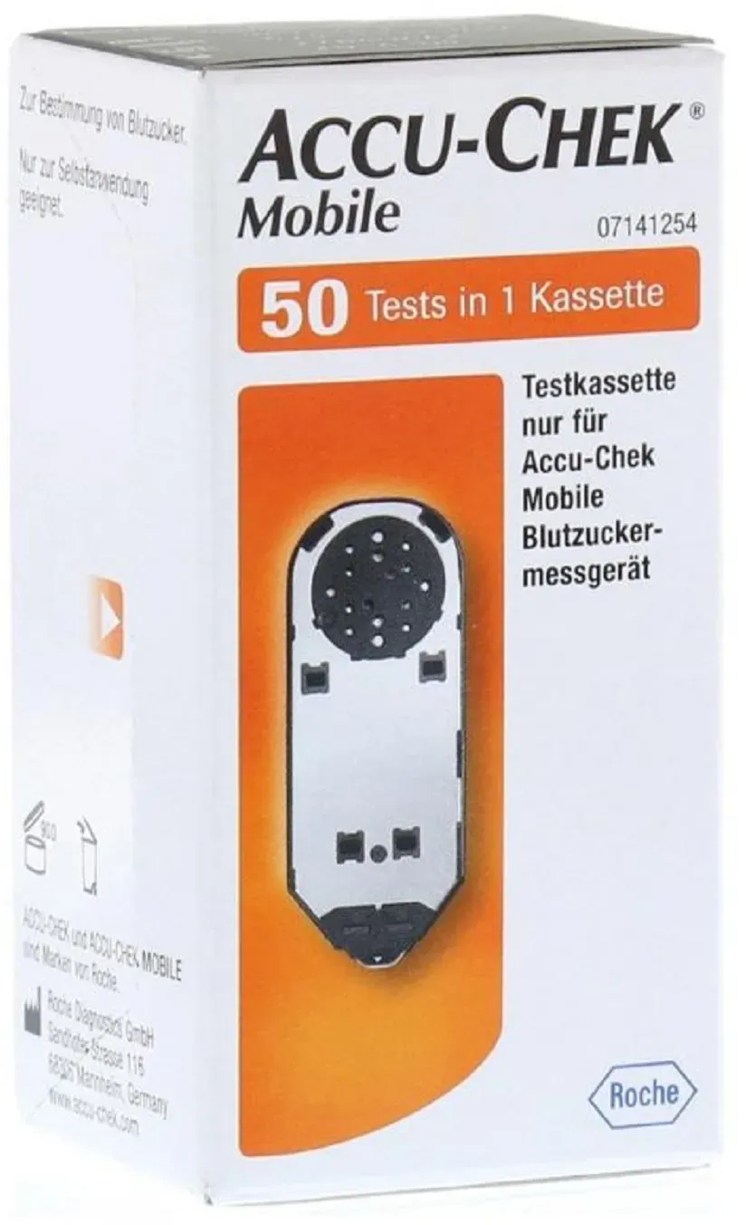 Accu-Check Mobile - 50 Teststreifen Testkassette