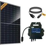 Balkonkraftwerk 400W_APsystems® EZ1-SPE 400 + JA Solar® 440W Solarmodul + 5m Betteri® auf Schuko Netzanschlusskabel, 0% MwSt