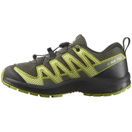 Salomon Xa Pro V8 Wanderschuhe - Urban Chic / Black / Dark Citron - EU 34