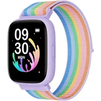 BIGGERFIVE Kinder Smartwatch mit Pulsmesser 80 Sportmodi 1.8" Touchscreen Schlafmonitor Spiele Fitness Tracker für Jungen & Mädchen