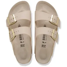 Birkenstock Arizona Birko-Flor schmal triples sandcastle oyster 40