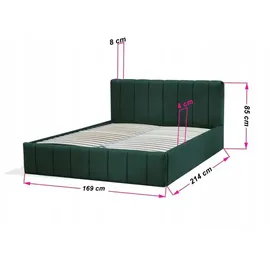 bettso Nina 160 x 200 cm Rosa