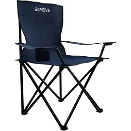24move Campingstuhl 2er Set Blau