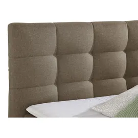 Home Affaire Boxspringbett HOME AFFAIRE "Moulay", braun (mittelbraun), B:154cm L:231cm, Komplettbetten, Boxspringbett, inkl. Topper, in Überlänge 220 cm, 3 Härtegrade, auch in H4