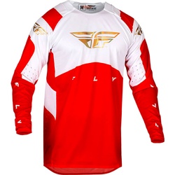 Fly Racing Evolution, Trikot - Rot/Weiß - S