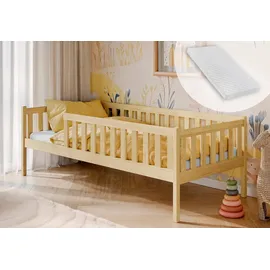 Kids Collective Kinderbett 90 x 200 cm Kiefer naturbelassen beige