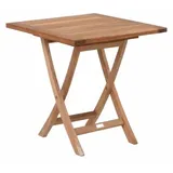 Zebra Technologies Poker Klapptisch 70 x 70 x 74 cm braun