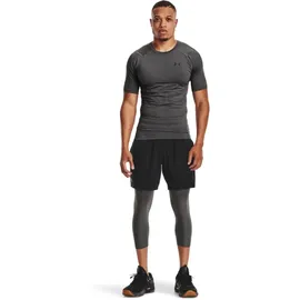 Under Armour HeatGear kurzarm Funktionsshirt Herren carbon heather XL