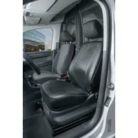 Walser Passform Auto-Sitzbezug, Transporter-Schonbezug Kunstleder kompatibel mit VW Caddy,