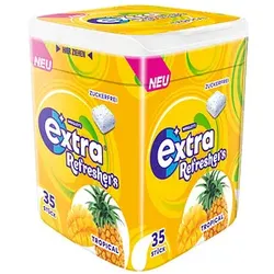 Extra® Refreshers TROPICAL Kaugummis 35 Stück