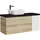 Saphir Waschtisch Serie 4035, 118 cm mit Keramik-Aufsatzbecken und Waschtischplatte beige 118 cm x 65,7 cm x 44,5 cm