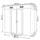 vidaXL Gartenschuppen 1,8 x 1,1 m grau