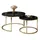 lookway COUCHTISCH CIRI 2-in-1 CHROME gold