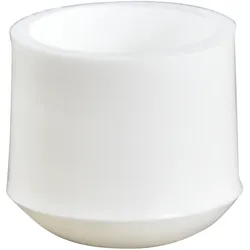 WAGNER Kappen für Stahlrohr rund 4tlg. - Ø 14/17 x 16 mm, Abrieb 4 mm, Kunststoff weiß - 15061599