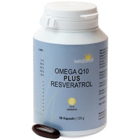 Wellpursan Omega Q10 Plus - 90 Kapseln premium Omega-3 Fettsäuren Kapseln mit 2100mg Fischöl pro Tagesdosis (davon 378mg EPA & 252mg DHA), zusätzlich angereichert mit Vitaminen