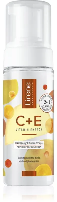 Lirene Vitamin Energy C+E hydratisierender Reinigungsschaum mit Vitamin C und E 150 ml