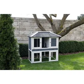 Kerbl Kaninchenstall Villa 118 x 68 x 118 cm grau