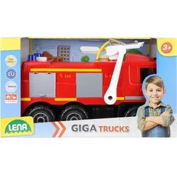 LENA® 2058 GIGA TRUCKS Feuerwehr mit Aufklebern, im Karton