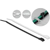 DeLock Kabelbinder mit flachem Kopf L 370 x B 3,6 mm 100 Stück