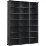 VCM Holz CD DVD Standregal Bücherregal Medienregal Raumteiler Deko Regal Megosa M
