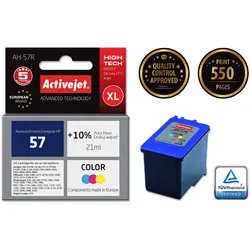 Activejet AH-57R Tintenpatrone (Ersatz für HP 57 C6657A; Prämie; 21 ml; farbe),